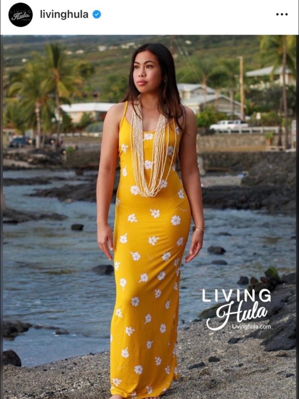 Living Hula maxi dress - Mauve Brown - Picture 9 of 9
